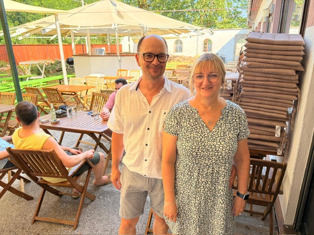 Vorstand Jürgen Hespeler mit Frau